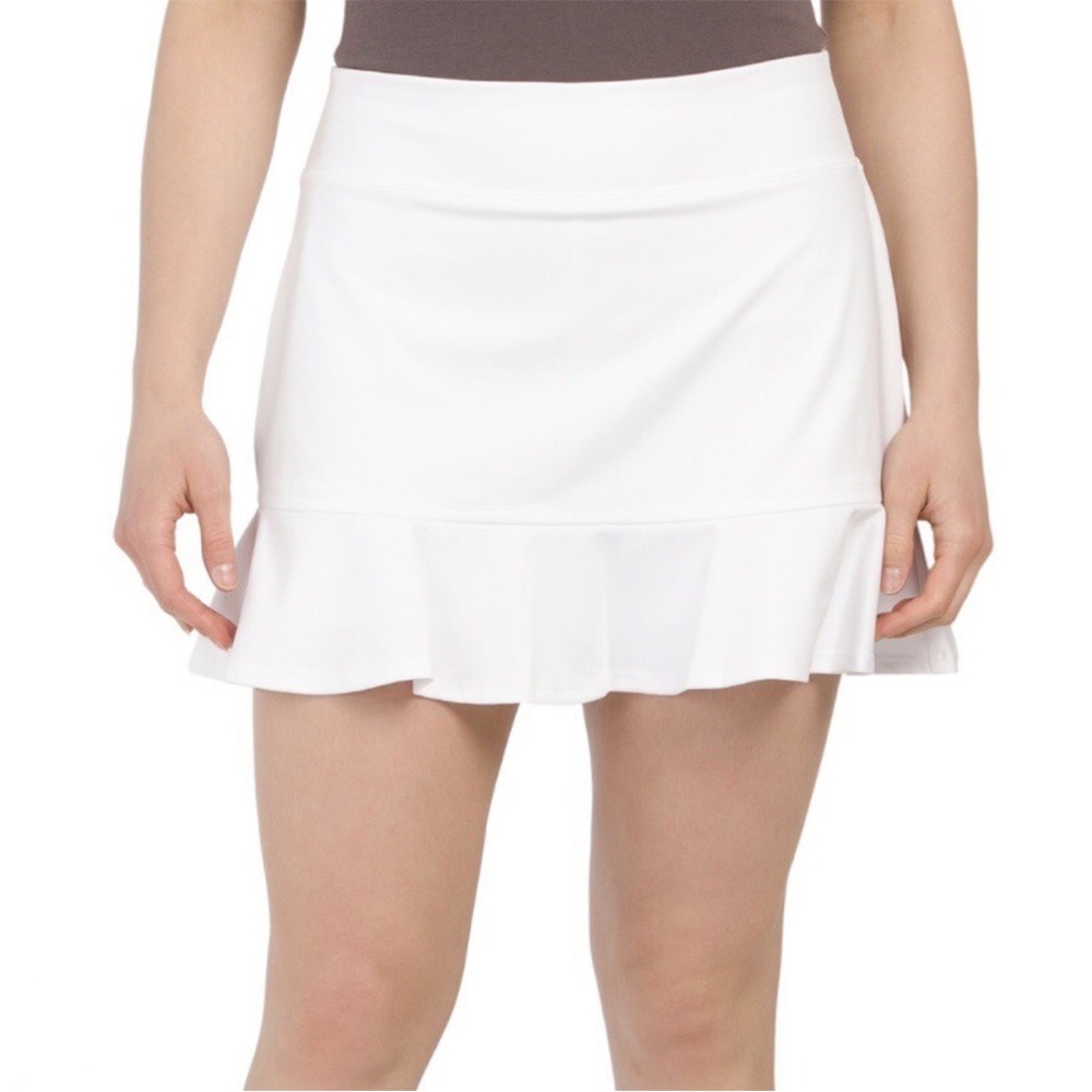 Tommy Bahama Golf Skort Size XL White Stretch Activewear Tennis Pickleball Beach